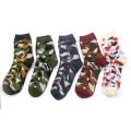 Camouflage Men Cotton Fashion Cool Socks Army Green Wear Stockings